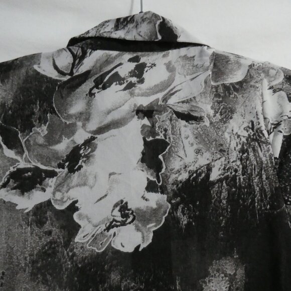 LAVENA FASHION | small | Sheer Button-Up Floral Front Long Shirt Dress | NWT - Picture 13 of 16